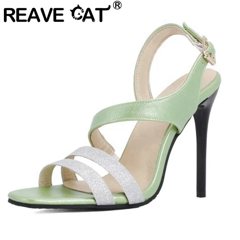 REAVE CAT/Новинка 2021 женские Босоножки с открытым носком на высоком каблуке 11 см, шпильки из искусственной кожи с пряжкой из натуральной кожи; Большие размеры; Выразительные пикантные большой Размеры; Большие размеры 30-48 вечерние A3927 
REAVE CAT/Новинка 2021 женские Босоножки с открытым носком на высоком каблуке 11 см, шпильки из искусственной кожи с пряжкой из натуральной кожи; Большие размеры; Выразительные пикантные большой Размеры; Большие размеры 30-48 вечерние A3927