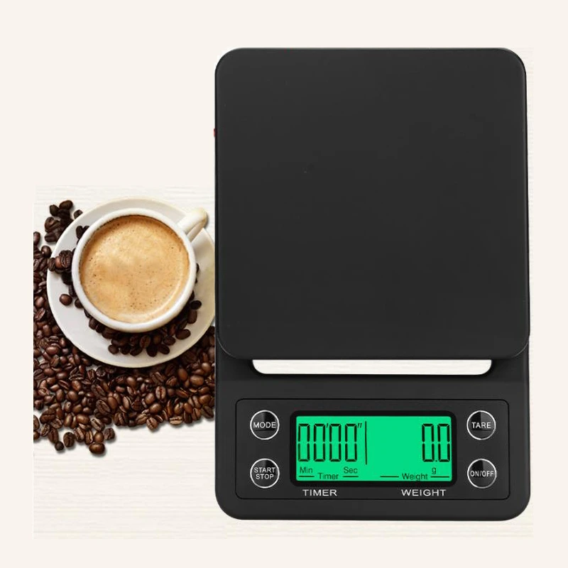 Portable Timer Electronic Digital Scale 3kg/0.1g 5kg/0.1g Drip Coffee Scale Kitchen High Precision LCD Electronic Scales
Portable Timer Electronic Digital Scale 3kg/0.1g 5kg/0.1g Drip Coffee Scale Kitchen High Precision LCD Electronic Scales