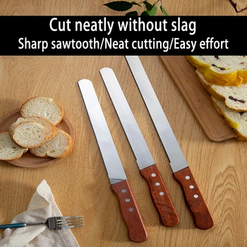 Cake tool knife can't drop slag cutter kitchen layerer sawtooth toast divider baking special slice for kitchen accessories
Cake tool knife can't drop slag cutter kitchen layerer sawtooth toast divider baking special slice for kitchen accessories