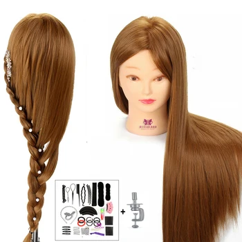 26'' Head Dolls for Hairdressers Synthetic Mannequin Head Hairstyles Mannequin Hairdressing Styling Training Head
26'' Head Dolls for Hairdressers Synthetic Mannequin Head Hairstyles Mannequin Hairdressing Styling Training Head