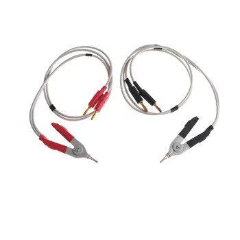 LCR Meters Clips Resistance Test Leads Banana Plug Clip Cable Terminal Probe Wire Test Line LCR Test Clip Red& Black 2pcs
LCR Meters Clips Resistance Test Leads Banana Plug Clip Cable Terminal Probe Wire Test Line LCR Test Clip Red& Black 2pcs