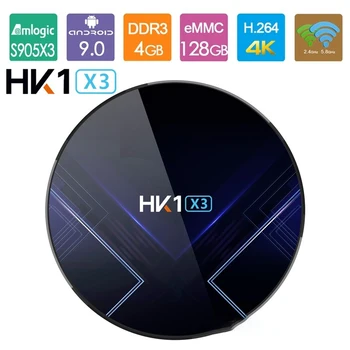 HK1X3 Amlogic S905W Smart TV Box Android 9.0 4G 128G Media player 4K Google Voice Assistant WiFi Support IPTV Media Player
HK1X3 Amlogic S905W Smart TV Box Android 9.0 4G 128G Media player 4K Google Voice Assistant WiFi Support IPTV Media Player