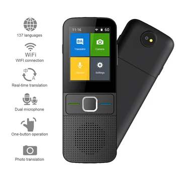 Real Time Portable Smart Voice Translator Support 137 Language Mutual Smart Portable Speech Multilingual Smart Translation
Real Time Portable Smart Voice Translator Support 137 Language Mutual Smart Portable Speech Multilingual Smart Translation