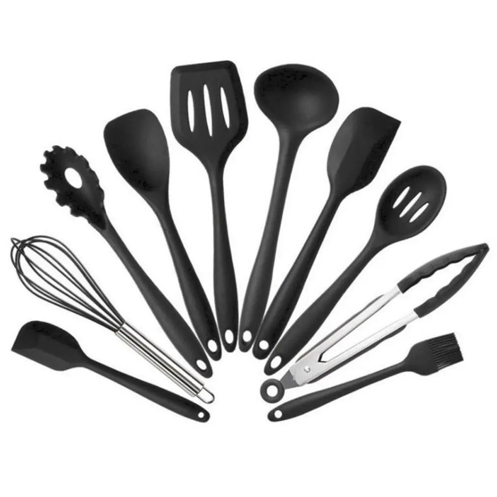 Color Boxed Silicone Kitchen Utensils Set Of 10 Non-stick Pans Kitchen Tools Baking Utensils
Color Boxed Silicone Kitchen Utensils Set Of 10 Non-stick Pans Kitchen Tools Baking Utensils