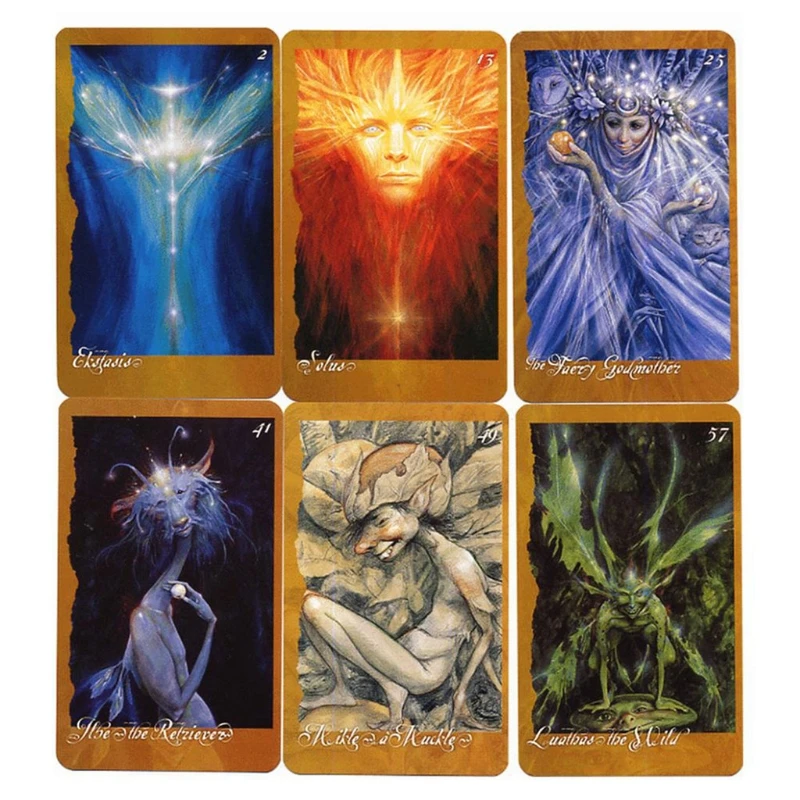 The Faeries' Oracle Cards Full English 66 Cards Deck Tarot Party Fun Board Game 24BD
The Faeries' Oracle Cards Full English 66 Cards Deck Tarot Party Fun Board Game 24BD