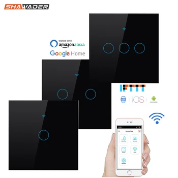 Wifi Smart Light Switch Glass Touch Panel Voice Wireless Remote Control Electrical Power Lamp Switches for Alexa Google Home
Wifi Smart Light Switch Glass Touch Panel Voice Wireless Remote Control Electrical Power Lamp Switches for Alexa Google Home