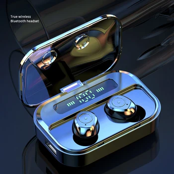 TWS Bluetooth 5.0 Earphones 1500mAh Charging Box Wireless Headphone Stereo Sports Earbuds Headsets With Microphone
TWS Bluetooth 5.0 Earphones 1500mAh Charging Box Wireless Headphone Stereo Sports Earbuds Headsets With Microphone