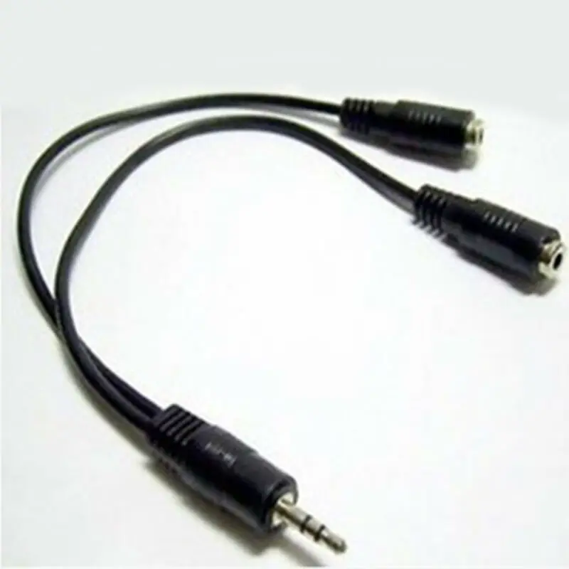 Stereo Dual Headphone Adapter Audio 3.5mm Headphone Adapter Gold plated Music 20cm Converter 3.5mm Earphone Y Splitter
Stereo Dual Headphone Adapter Audio 3.5mm Headphone Adapter Gold plated Music 20cm Converter 3.5mm Earphone Y Splitter