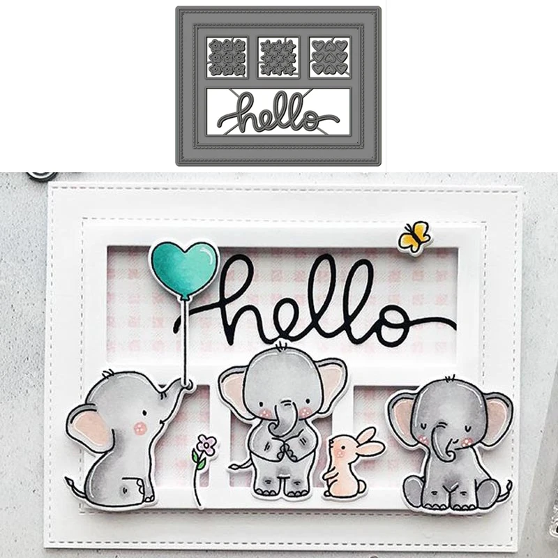 Rectangular Hollow Frame Word Hello Heart Star Flowers Decoration Metal Cutting Dies For DIY Scrapbooking Album Craft New 2019
Rectangular Hollow Frame Word Hello Heart Star Flowers Decoration Metal Cutting Dies For DIY Scrapbooking Album Craft New 2019