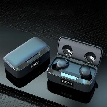 New Bluetooth 5.1 Earphones Wireless Headphones Touch Control With Microphone Call Sport Waterproof Headsets Earbuds 4H Playtime