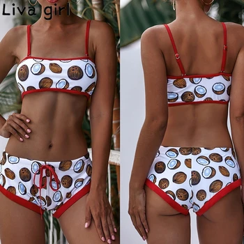 Liva girl Bandage Tankini Bikini Swimsuit Push Up Halter Swimwear Sexy Padded Bathing Bordered Bikini Female Summer Bathing Suit
Liva girl Bandage Tankini Bikini Swimsuit Push Up Halter Swimwear Sexy Padded Bathing Bordered Bikini Female Summer Bathing Suit