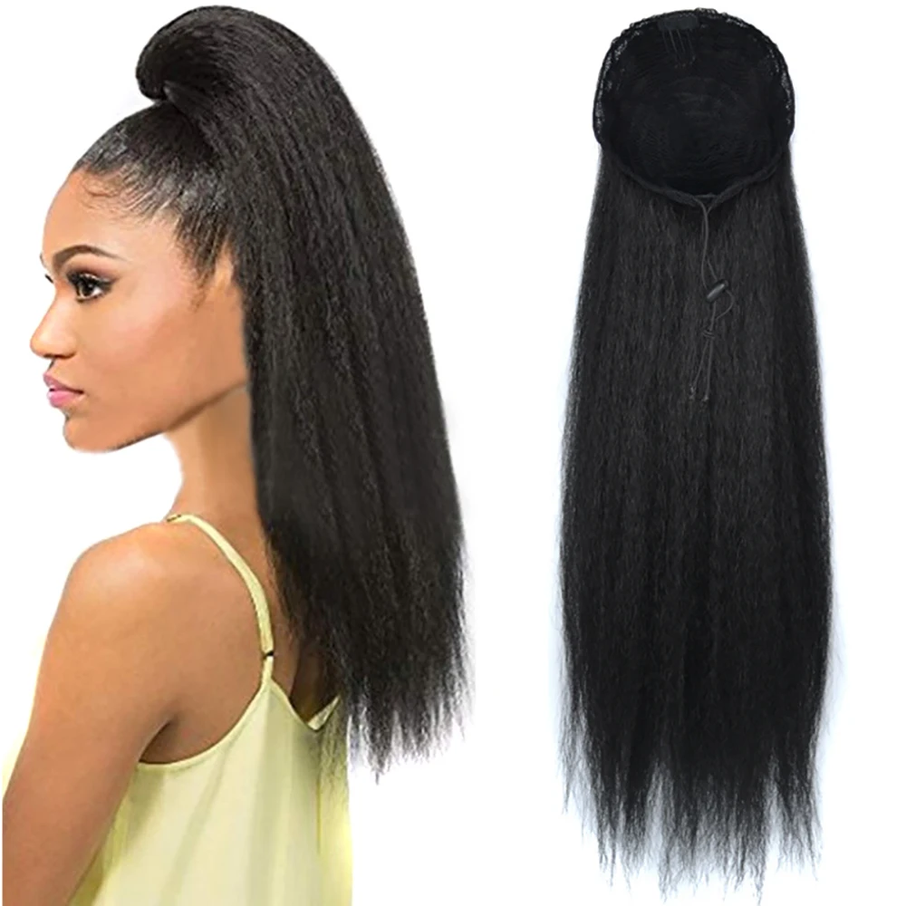 LIHUI Clip In Extensions Drawstring Ponytail Simple Use Afro Kinky Curly Drawstring Ponytail My Little Pony Hair
LIHUI Clip In Extensions Drawstring Ponytail Simple Use Afro Kinky Curly Drawstring Ponytail My Little Pony Hair