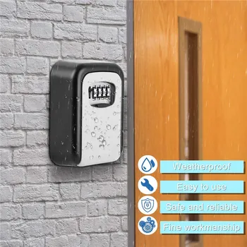 4 Digit Wall Mounted Curved Key Card Password Box Master Safe Key Box Password Lock Decorated Cipher Keys Storage Boxes Kit
4 Digit Wall Mounted Curved Key Card Password Box Master Safe Key Box Password Lock Decorated Cipher Keys Storage Boxes Kit
