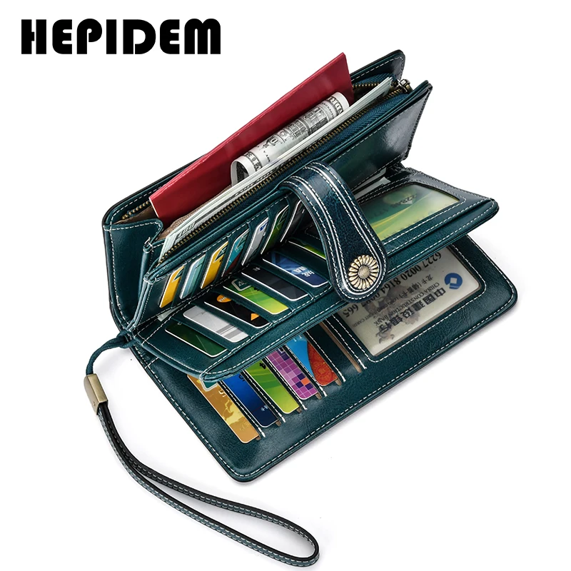 HEPIDEM RFID High Quality Genuine Leather Long Wallet 2020 New Female Front Pocket Money Dollar Bill Purse for Women 3535
HEPIDEM RFID High Quality Genuine Leather Long Wallet 2020 New Female Front Pocket Money Dollar Bill Purse for Women 3535