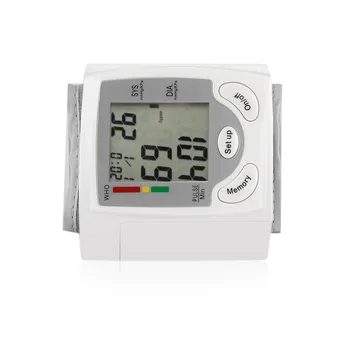 Home Car Automatic Digital LCD Display Wrist Blood Pressure Monitor Heart Beat Rate Pulse Meter Measure White Convenient Carry
Home Car Automatic Digital LCD Display Wrist Blood Pressure Monitor Heart Beat Rate Pulse Meter Measure White Convenient Carry