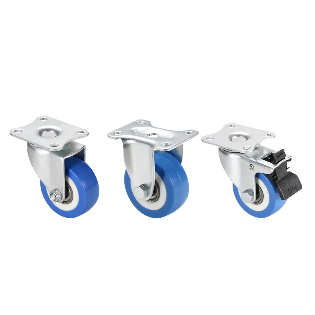 uxcell 1-4pcs 2 inch Dia Fixed Swivel Caster Wheels PU Caster 360 Degree Rotate Top Plate 132lb Capacity For Furniture Blue
uxcell 1-4pcs 2 inch Dia Fixed Swivel Caster Wheels PU Caster 360 Degree Rotate Top Plate 132lb Capacity For Furniture Blue