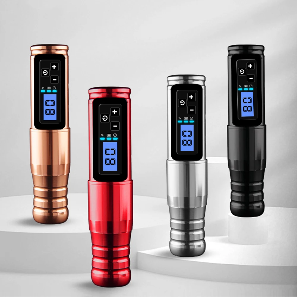 Newest Wireless Tattoo Machine Kit Powerful Coreless Motor Digital LED Display Chargeable Lithium Battery RotaryTattoo Pen Set
Newest Wireless Tattoo Machine Kit Powerful Coreless Motor Digital LED Display Chargeable Lithium Battery RotaryTattoo Pen Set