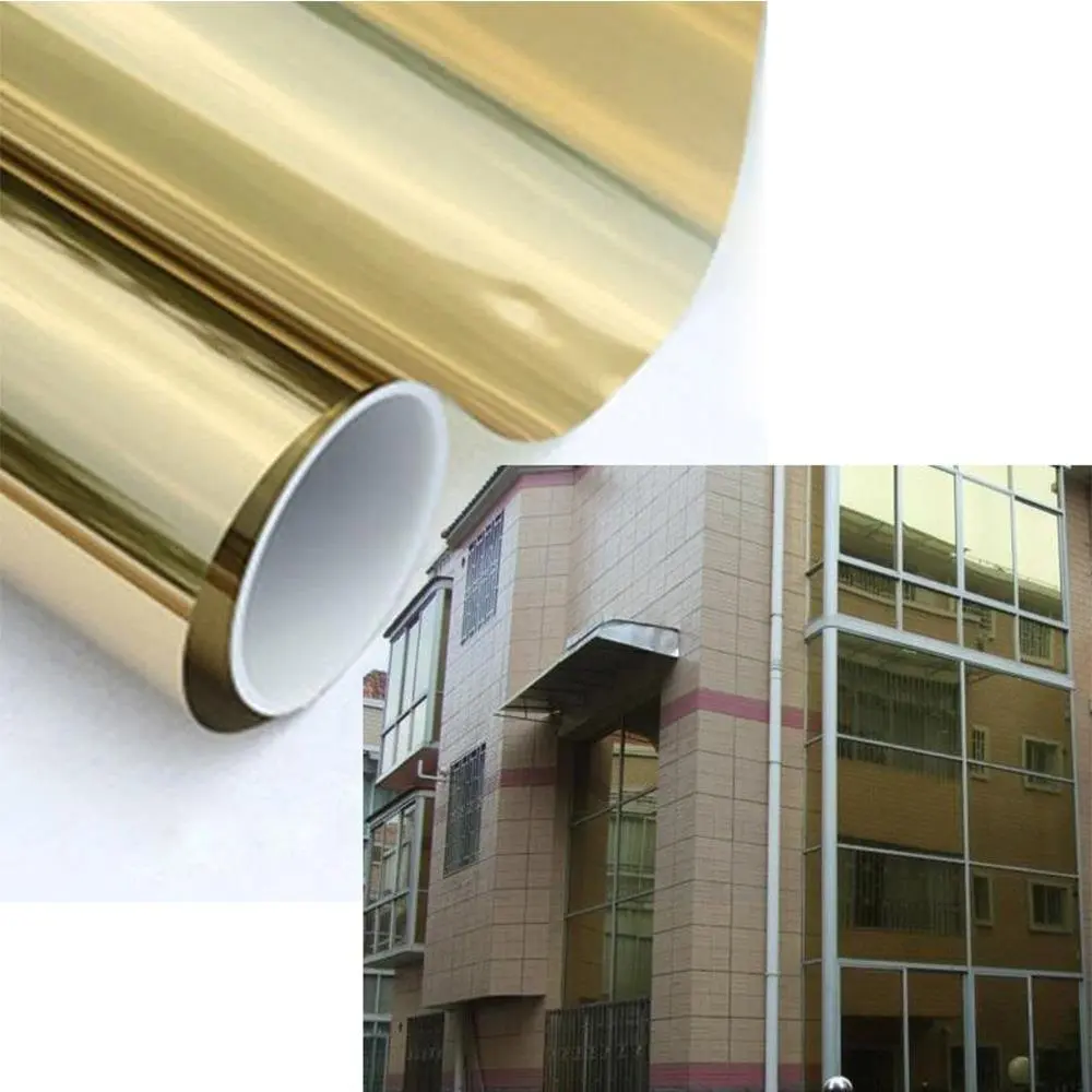 50*100 Cm Window Film One Way Mirror Film Premium Color High Heat Control and Daytime Privacy Window Tint Gold Solar film
50*100 Cm Window Film One Way Mirror Film Premium Color High Heat Control and Daytime Privacy Window Tint Gold Solar film