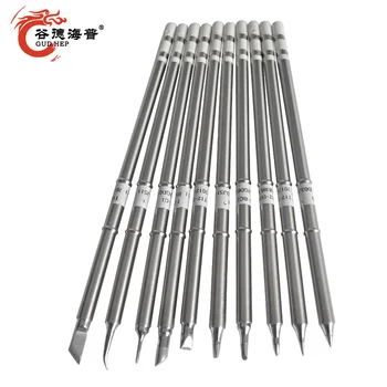 Gudhep T12 Soldering tips 10pcs for DIY Rework Station Welding Tips Set Repair Tools T12-K JL02 C1 C4 D4 D24 BC2 DO8 I B
Gudhep T12 Soldering tips 10pcs for DIY Rework Station Welding Tips Set Repair Tools T12-K JL02 C1 C4 D4 D24 BC2 DO8 I B