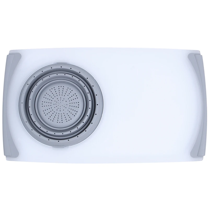 3 In 1 Multi-Function Food Tray Sink Drain Basket Cutting Board Filter Chopping Blocks Meat Vegetable Fruit Basket Storage Chopp
3 In 1 Multi-Function Food Tray Sink Drain Basket Cutting Board Filter Chopping Blocks Meat Vegetable Fruit Basket Storage Chopp