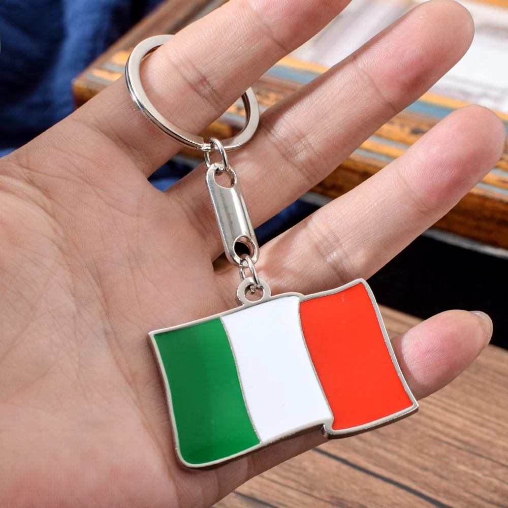 Vicney Newest Trendy Italy Flag Pattern Portable Key Chain High quality Zinc Alloy Keychain For Bag Key Holder Charm Hanging pendant Car Key Ring
Vicney Newest Trendy Italy Flag Pattern Portable Key Chain High quality Zinc Alloy Keychain For Bag Key Holder Charm Hanging pendant Car Key Ring