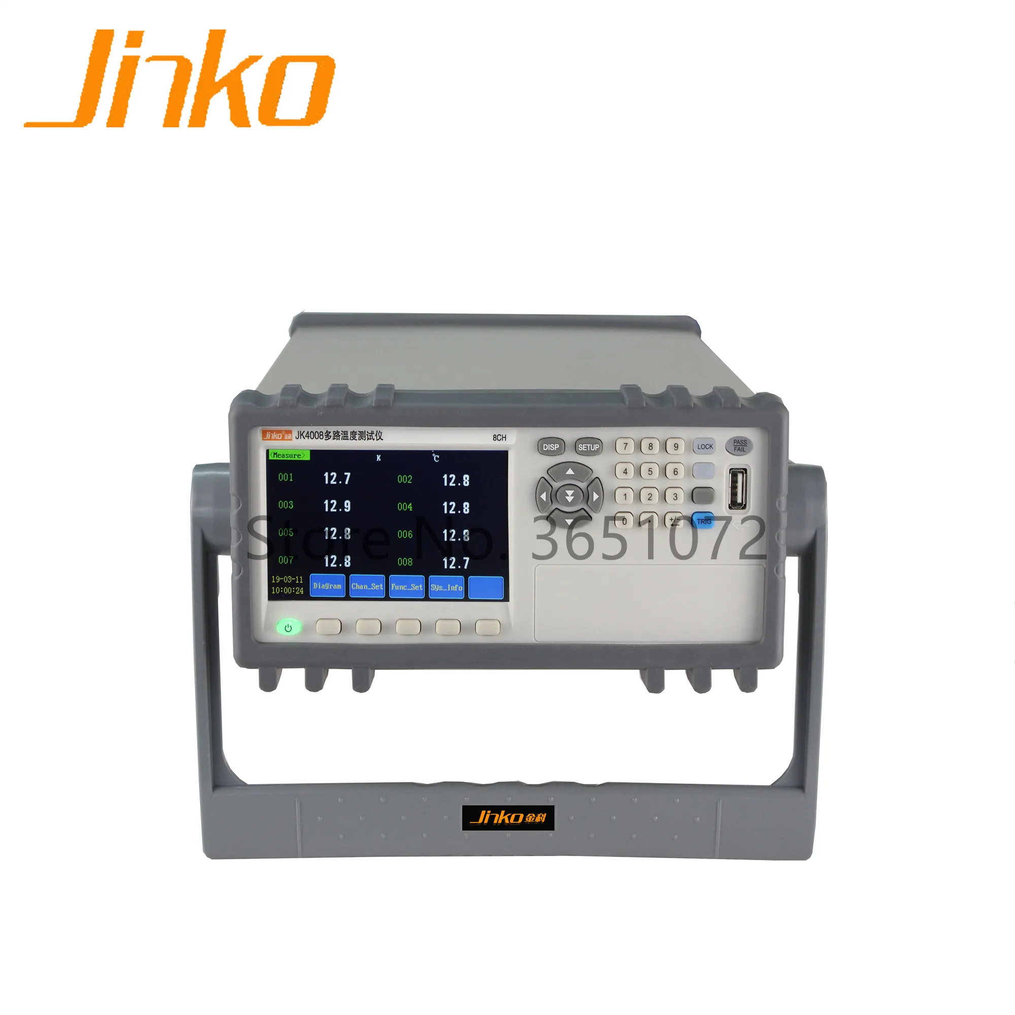 JK4008 multi-channel temperature meter display 8 channels
JK4008 multi-channel temperature meter display 8 channels