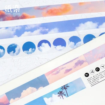 Beyond the cloud Series Washi Tape Decorative Adhesive Tape Sky Masking Tape For Stickers Scrapbooking DIY Stationery Tape
Beyond the cloud Series Washi Tape Decorative Adhesive Tape Sky Masking Tape For Stickers Scrapbooking DIY Stationery Tape
