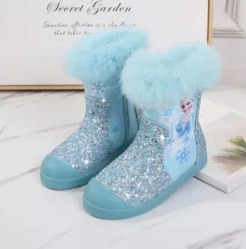New Girls sequin Botas Kids Elsa Boots Kids Princess Snow Boots Children Winter Footwear
New Girls sequin Botas Kids Elsa Boots Kids Princess Snow Boots Children Winter Footwear