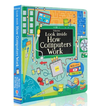 3D Usborne Look Inside How Computers Work Picture Book Education for Children Classroom Learning English Educational Toys
3D Usborne Look Inside How Computers Work Picture Book Education for Children Classroom Learning English Educational Toys
