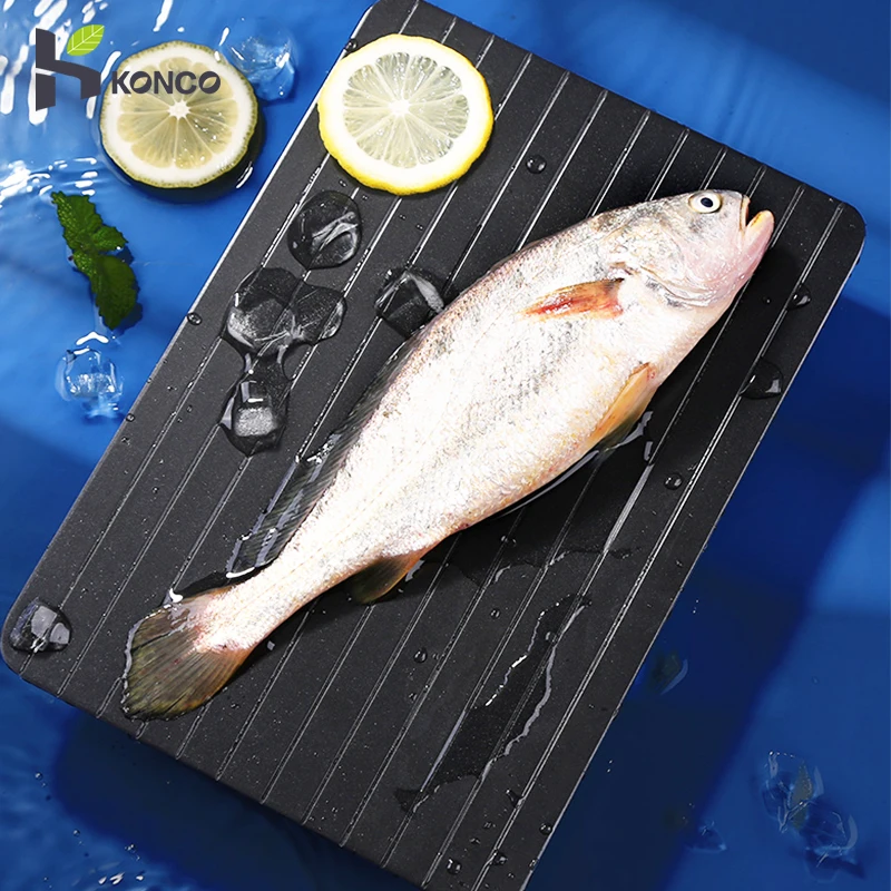 Fast Defrosting Tray,Quick Defrost Food Meat Thaw Board Plate Aluminium Board for Thaw Food Kitchen Gadget Tool
Fast Defrosting Tray,Quick Defrost Food Meat Thaw Board Plate Aluminium Board for Thaw Food Kitchen Gadget Tool