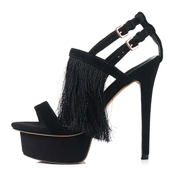 YECHNE Women Fringe High Hooks Sandals Plus Size Leather Peep Teen Shoes Sexy Black Open Teen Hooks Platform Sandals
YECHNE Women Fringe High Hooks Sandals Plus Size Leather Peep Teen Shoes Sexy Black Open Teen Hooks Platform Sandals