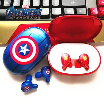 The Avengers Iron Man Captain America True wireless Bluetooth earphones MHS606 TWS stereo Earplugs headset Charging Storage box 
The Avengers Iron Man Captain America True wireless Bluetooth earphones MHS606 TWS stereo Earplugs headset Charging Storage box