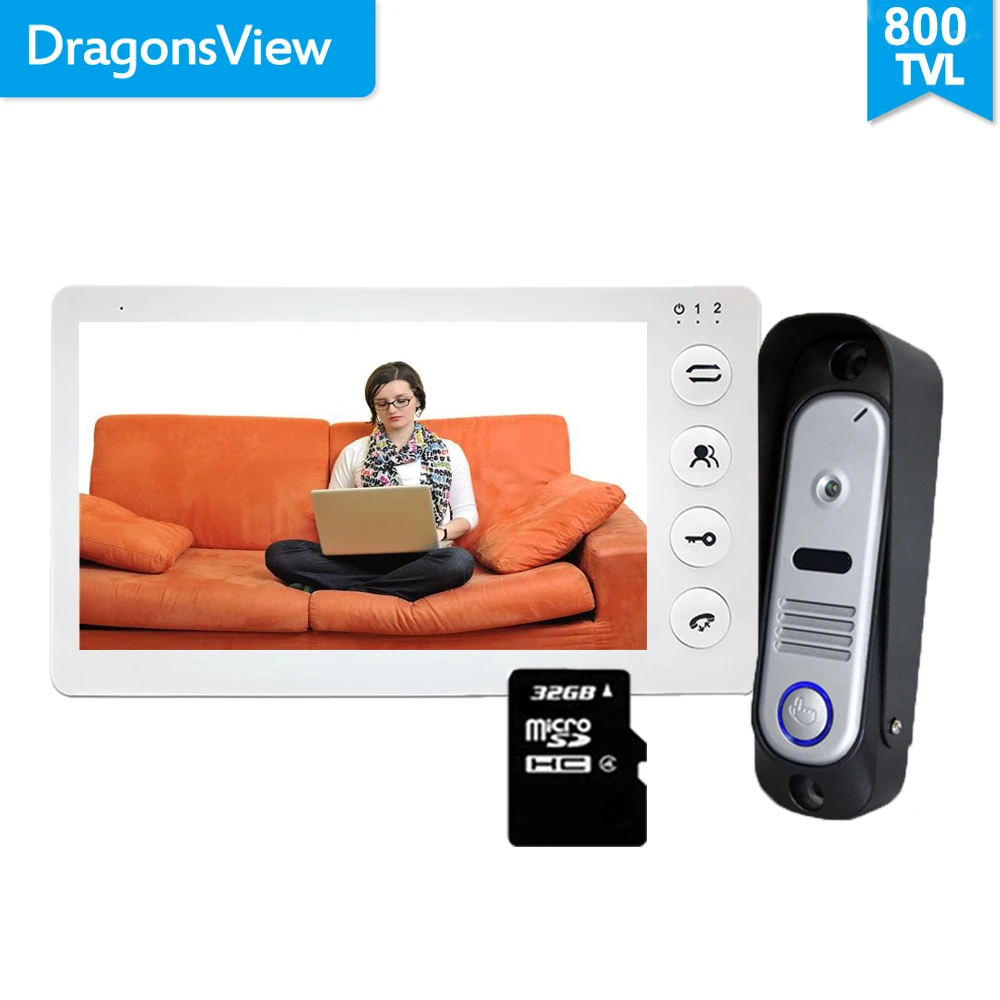Dragonsview 7 Inch Video Door Phone Door Camera Wired Video Intercom System White Record Motion Detection Unlock Day Night
Dragonsview 7 Inch Video Door Phone Door Camera Wired Video Intercom System White Record Motion Detection Unlock Day Night