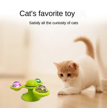 Windmill cat toy interactive puzzle teasing toy windmill with brush cat pet cat interactive rotating training toy cat supplies
Windmill cat toy interactive puzzle teasing toy windmill with brush cat pet cat interactive rotating training toy cat supplies