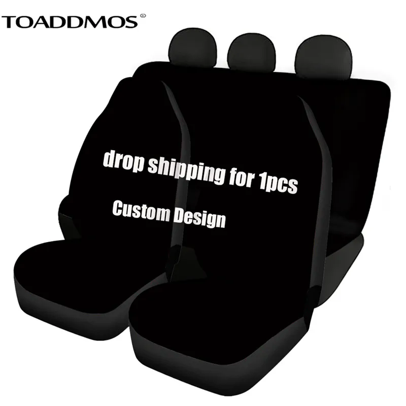 TOADDMOS Front and Rear Car Seat Covers Custom Your Design/image/Logo/Name/Text Durable Automobile Seats Protector Universal Fit 
TOADDMOS Front and Rear Car Seat Covers Custom Your Design/image/Logo/Name/Text Durable Automobile Seats Protector Universal Fit