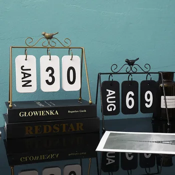 Nordic Creative Personality Diy Bird Wrought Iron Flip Calendar Home Decoration Desk Decoration Decorative Desk Calendar
Nordic Creative Personality Diy Bird Wrought Iron Flip Calendar Home Decoration Desk Decoration Decorative Desk Calendar
