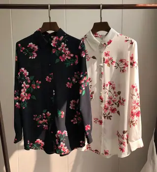 2019 Early Spring Jellyfish Print Sand Washed Silk Long-sleeved Shirt Women Shirts Tops
2019 Early Spring Jellyfish Print Sand Washed Silk Long-sleeved Shirt Women Shirts Tops