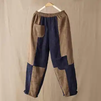Corduroy Palazzo 2020 Vintage Patchwork Pants Women Casual Pockets Long Trousers Harem Pants Elastic Waist Streetwear Bottoms
Corduroy Palazzo 2020 Vintage Patchwork Pants Women Casual Pockets Long Trousers Harem Pants Elastic Waist Streetwear Bottoms