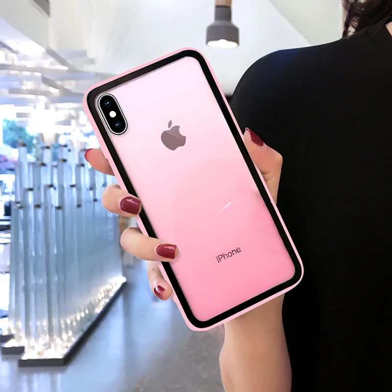 Simple transparent gradient Phone Case For iPhone 6 7 8 Plus X XR XS MAX Colorful Shockproof For iPhone 11 11Pro 11Por Max Cover
Simple transparent gradient Phone Case For iPhone 6 7 8 Plus X XR XS MAX Colorful Shockproof For iPhone 11 11Pro 11Por Max Cover