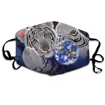 Mouth Mask For Daily Dress Up, White Tiger Anti-dust Mouth-Muffle, Washable Reusable Holiday Half Face Masks For Mens And Womens 
Mouth Mask For Daily Dress Up, White Tiger Anti-dust Mouth-Muffle, Washable Reusable Holiday Half Face Masks For Mens And Womens