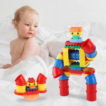 Creative Technical Tube Tunnel Set Big Block Assemble Toys Children's DIY Building Block Technology Toys Boys Educational Gift
Creative Technical Tube Tunnel Set Big Block Assemble Toys Children's DIY Building Block Technology Toys Boys Educational Gift