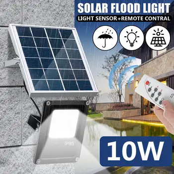 10W Waterproof IP65 Solar Floodlight with Remote Control Timer Lighting Control Outdoor Lighting LED Spotlight Garden Solar Lamp
10W Waterproof IP65 Solar Floodlight with Remote Control Timer Lighting Control Outdoor Lighting LED Spotlight Garden Solar Lamp