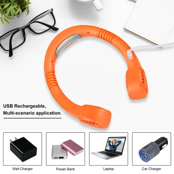 Hanging Neck Cooling Fan USB Rechargeable 3-speed Adjustable Mini Portable Fan @M23
Hanging Neck Cooling Fan USB Rechargeable 3-speed Adjustable Mini Portable Fan @M23