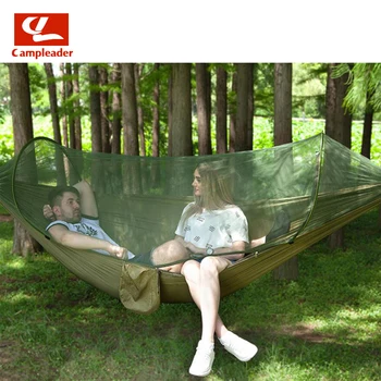 outdoor nylon parachute cloth full automatic quick opening with mosquito net hammock camping anti-mosquito hammock tent
outdoor nylon parachute cloth full automatic quick opening with mosquito net hammock camping anti-mosquito hammock tent