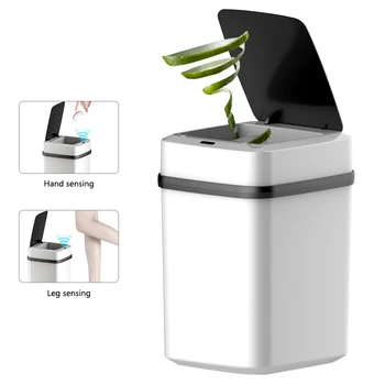 15L Automatic Sensor Trash Can,Intelligent Touchless Trash Can, AA Battery,For Kitchen,Bathroom Garbage,
15L Automatic Sensor Trash Can,Intelligent Touchless Trash Can, AA Battery,For Kitchen,Bathroom Garbage,