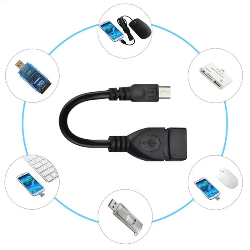 Micro USB адаптер Мужской 2 0 OTG к женскому для LG флэш-накопитель Android телефон конвертер