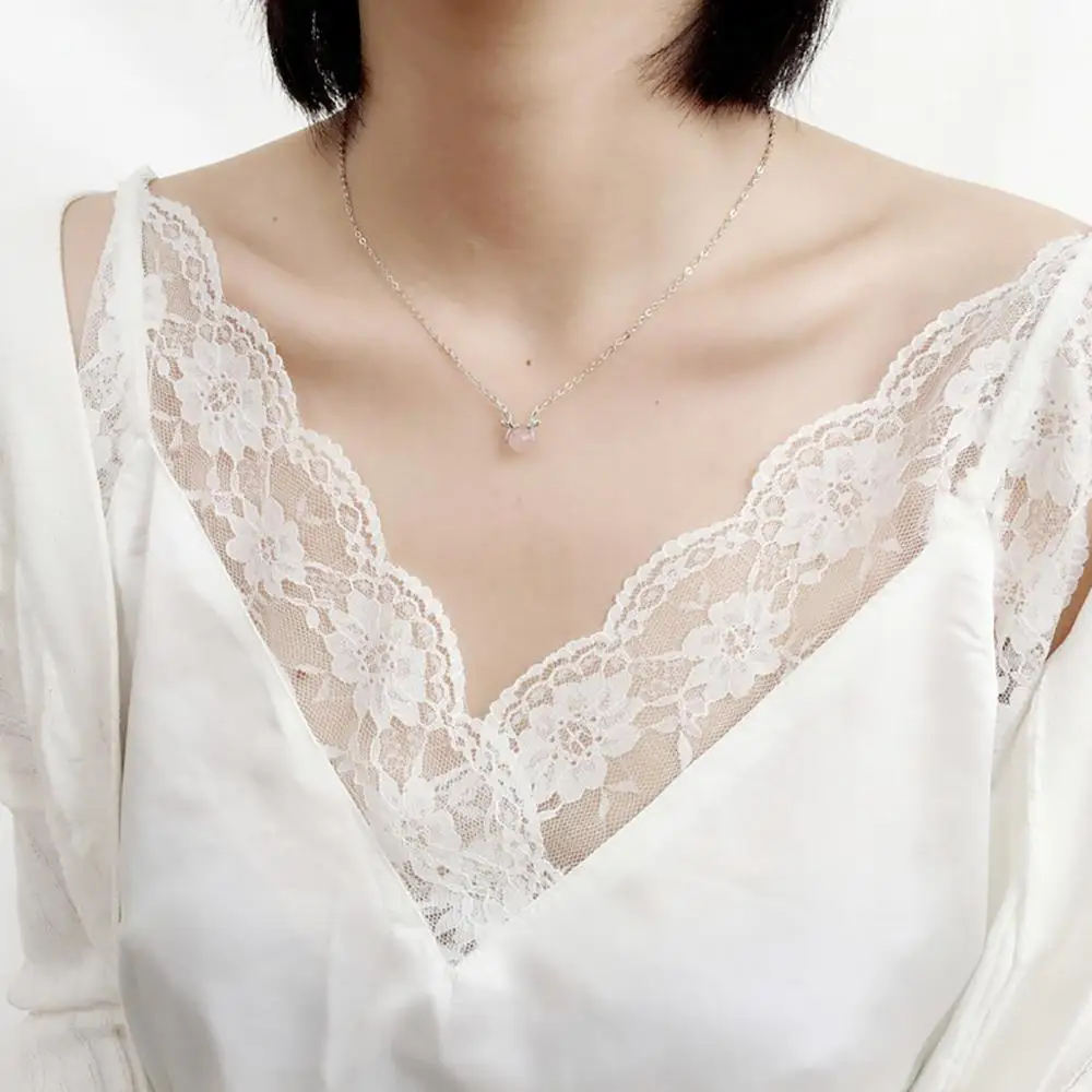 Fashion Women Necklace Chain Choker Ladies Jewelry Necklace Findings Choker Fawn Strawberry Crystal Necklace Girls Pendientes
Fashion Women Necklace Chain Choker Ladies Jewelry Necklace Findings Choker Fawn Strawberry Crystal Necklace Girls Pendientes