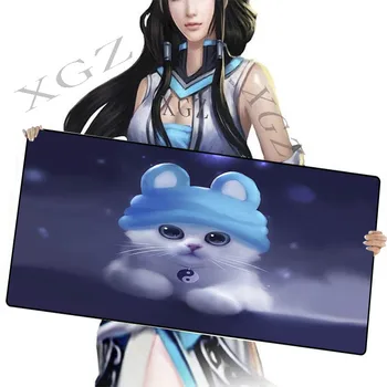 XGZ Cute Blue Hat Kitty Large Game Mouse Pad Lock Edge Custom Computer Table Mat Slip Lol Csgo Gamer 900x400/600x300 Xxl
XGZ Cute Blue Hat Kitty Large Game Mouse Pad Lock Edge Custom Computer Table Mat Slip Lol Csgo Gamer 900x400/600x300 Xxl