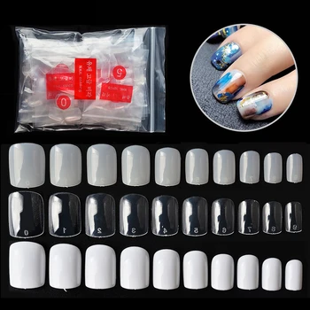 500pcs/set Nail Nail Patch Square Painted Round Head Nail Piece Fake Nail Piece Transparent Artificial Fake Nailstips Salon Tool
500pcs/set Nail Nail Patch Square Painted Round Head Nail Piece Fake Nail Piece Transparent Artificial Fake Nailstips Salon Tool