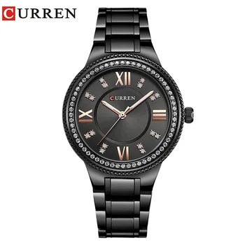 CURREN Fashion Rhinestone Quartz Waterproof Watch Women Wristwatch Dress Fashion Watch Steel Ladies Clock Reloj Mujer
CURREN Fashion Rhinestone Quartz Waterproof Watch Women Wristwatch Dress Fashion Watch Steel Ladies Clock Reloj Mujer